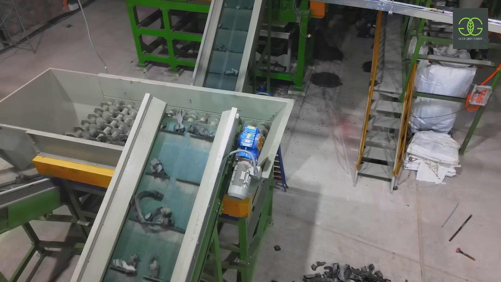 PLANTA DE Tratamiento de neumáticos mineros fuera de uso